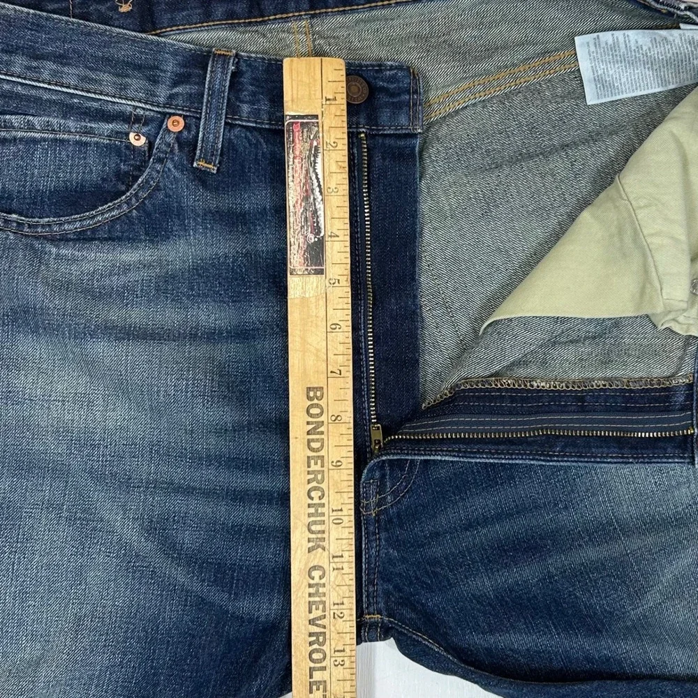 Levis 505-0217 Mens Reg Fit Straight Leg Jeans BIG E Selvedge W38 L32 Talon 42